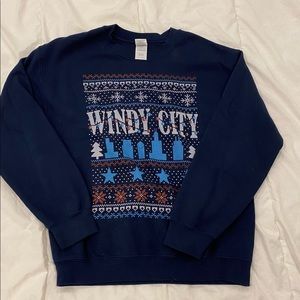 Chicago “Windy City” Holiday Sweatshirt- Size M